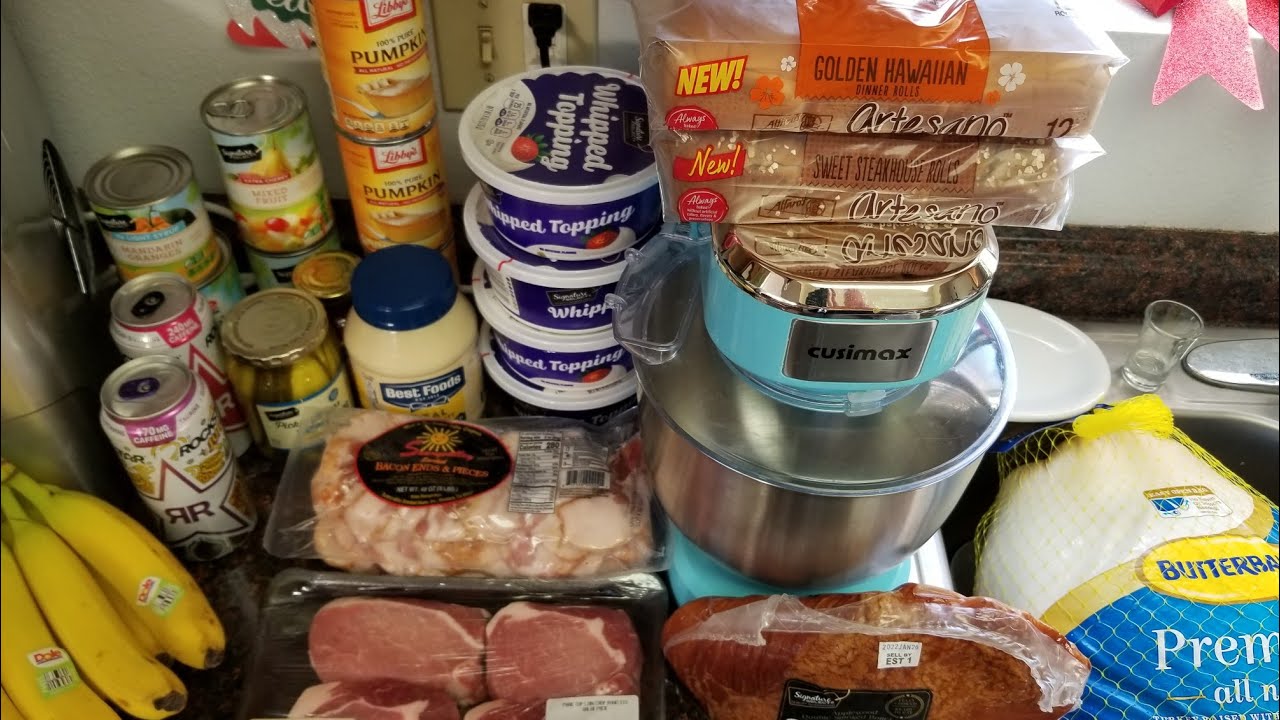 OUR LAST MINUTE THANKSGIVING GROCERY HAUL