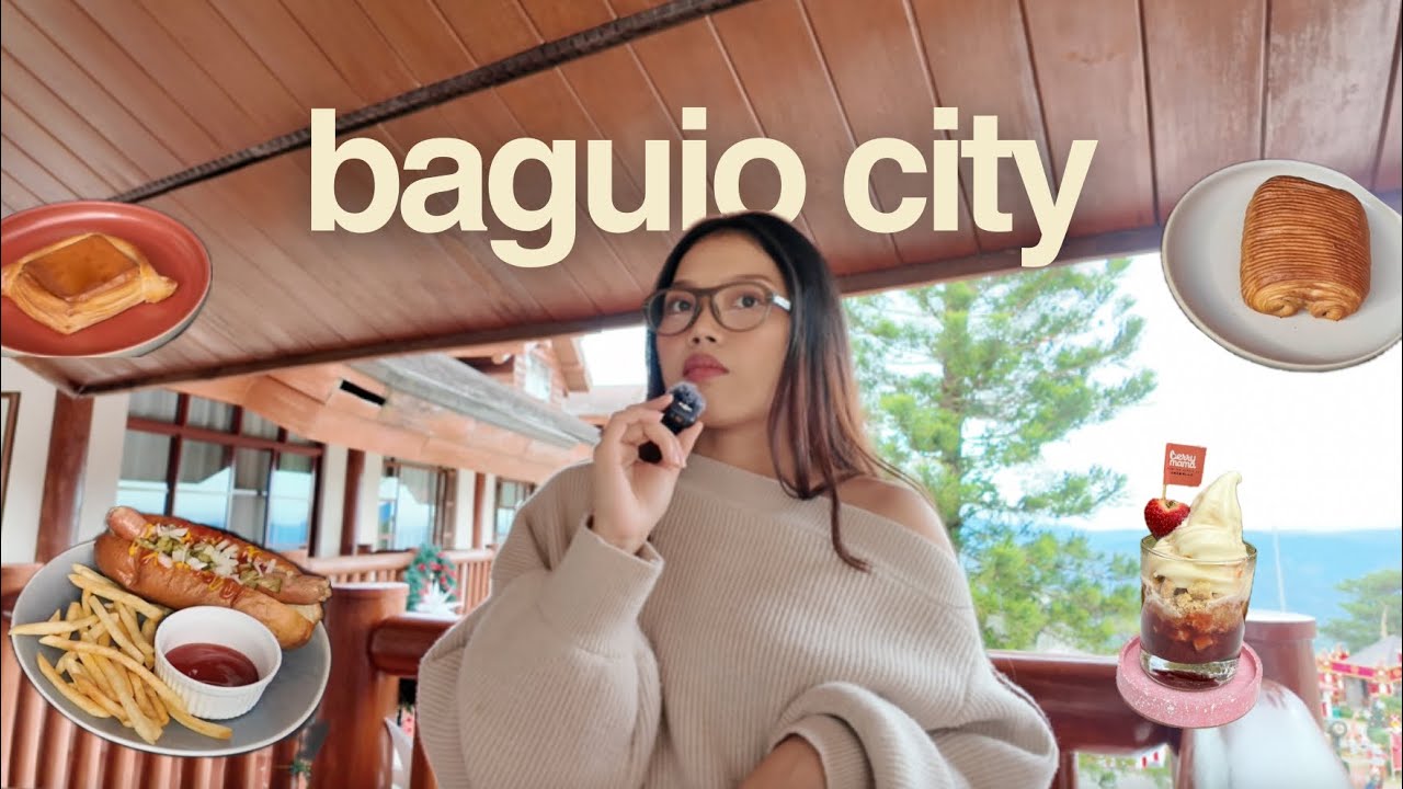 january in baguio city ⛰️ using my new dji mic, hotel room tour, rebel bakehouse, le chef buffet