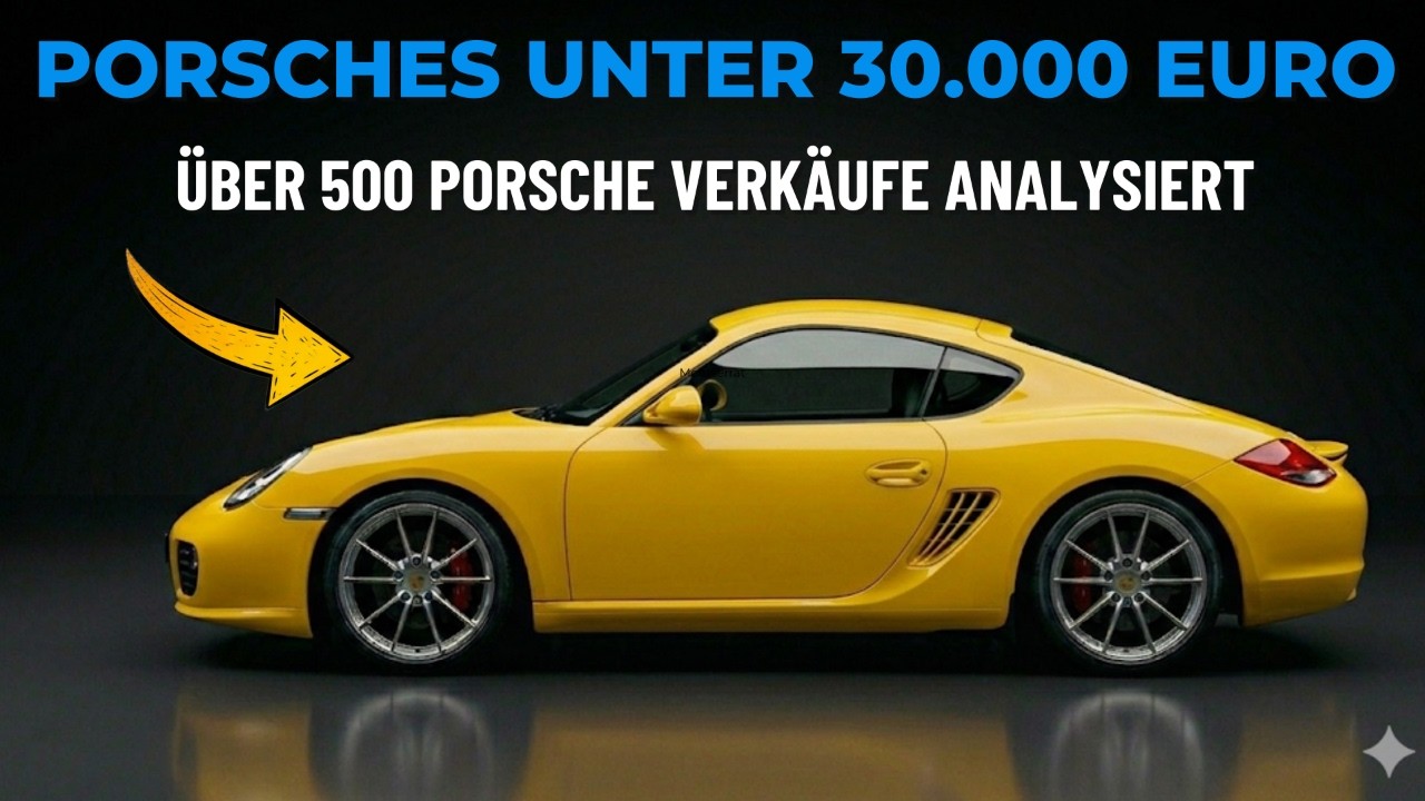 Die 5 besten Porsches unter 30.000 Euro