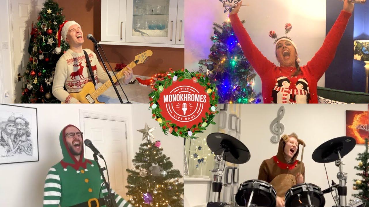 Merry Xmas Everybody Slade cover - The MonoKhromes