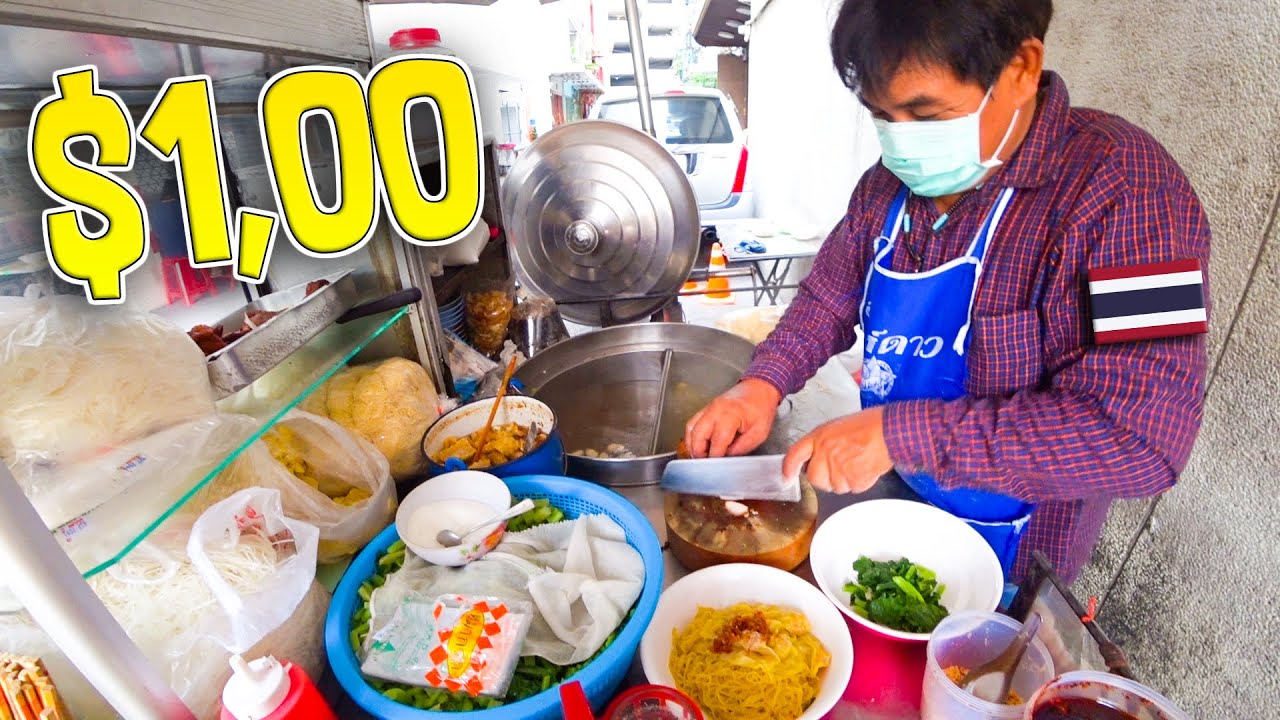 $1 street food in Bangkok Thailand 🇹🇭 w/ Gweilo 60