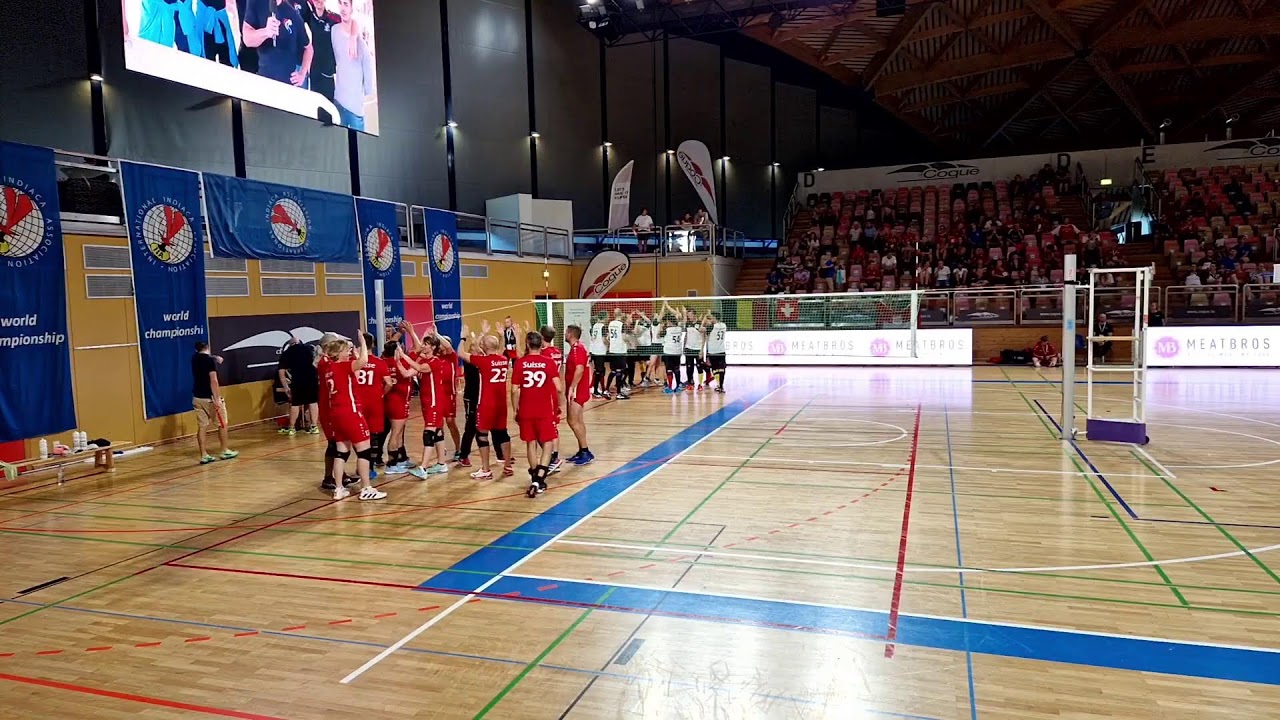 Indiaca WM Mixed 40+ Halbfinale Deuschland-Schweiz