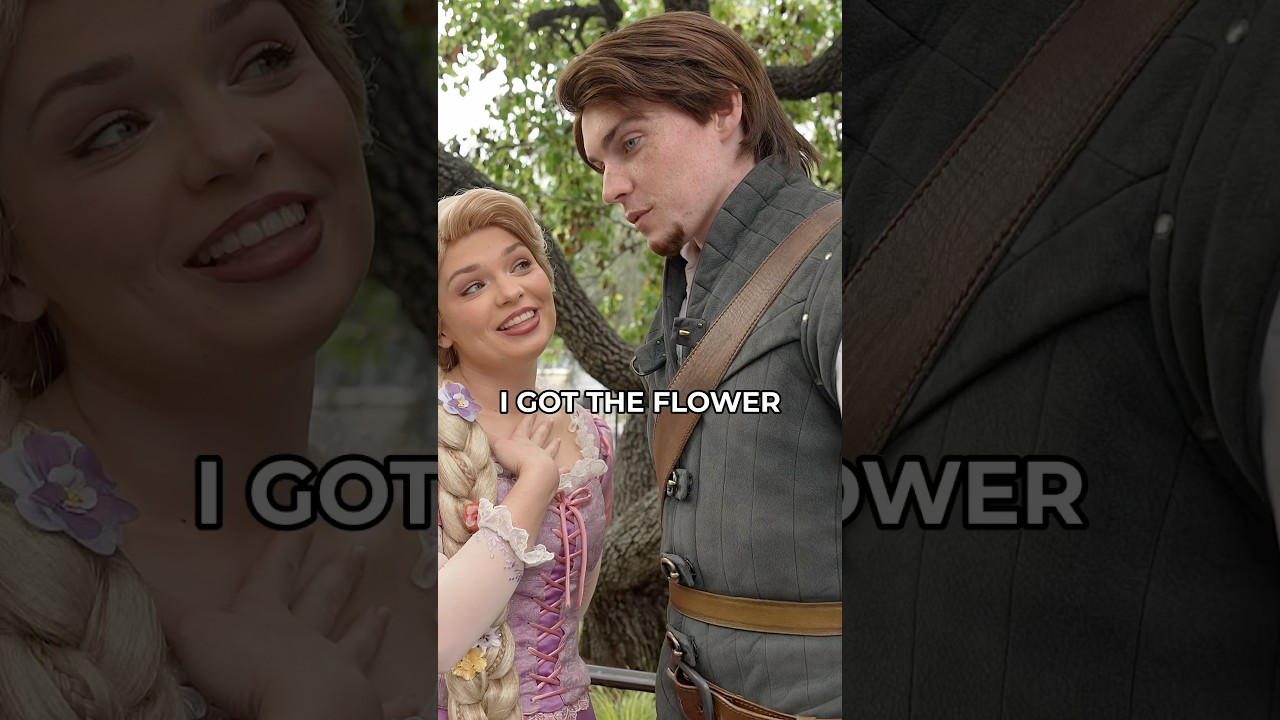 Rapunzel & Flynn: The Cutest Couple Ever! 💖✨ #rapunzel #flynnrider #disneyland