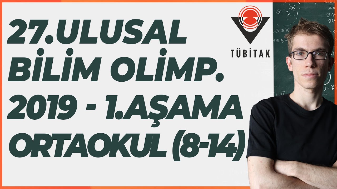 2019 Tübitak Ortaokul Matematik 8-14.Sorular | 27.Ulusal Bilim Olimpiyatları