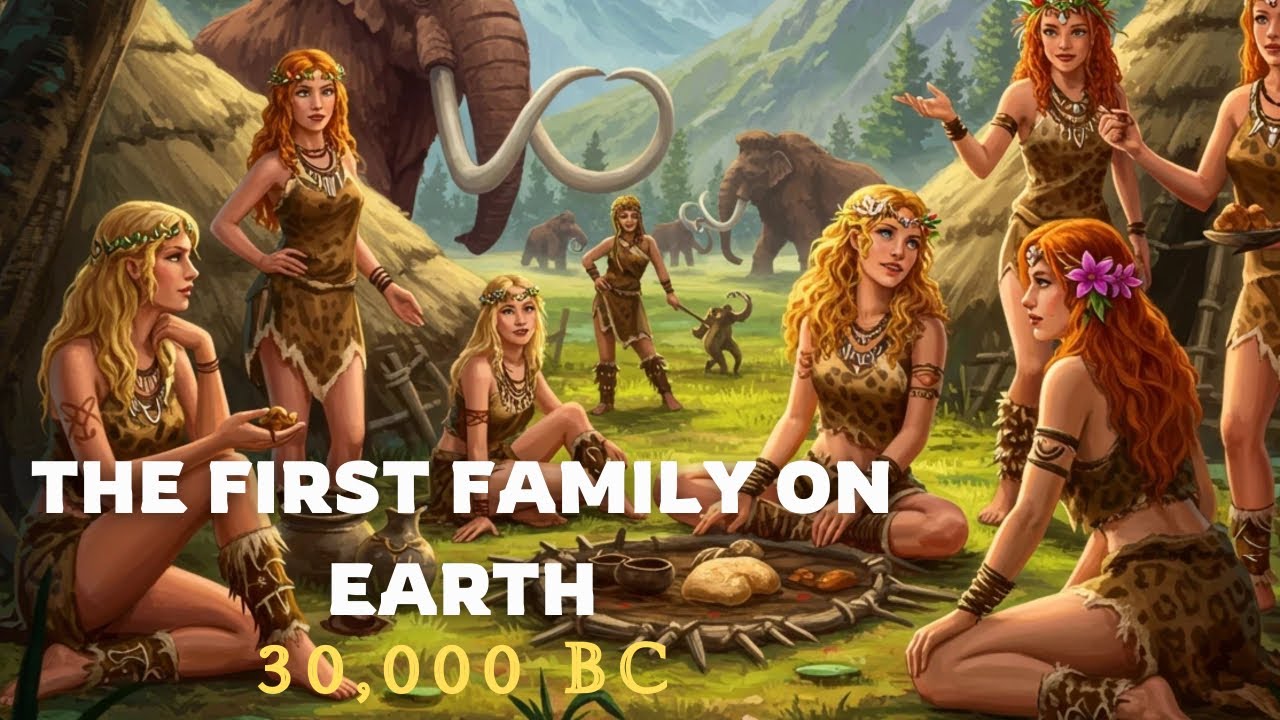 Man and Woman in 30,000 BC Gender Roles, Family, and Survival | History For Sleep