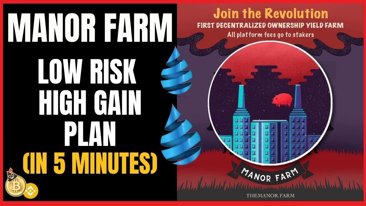 MANOR FARM and DRIP NETWORK: Low Risk High Gain Strategy in 5 minutes