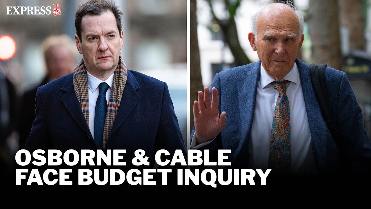 George Osborne and Vince Cable give evidence to Treasury Committee ahead of budget