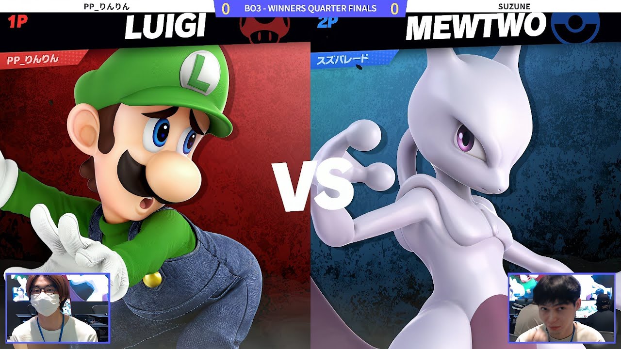 なにわSMASH!!#2 Winners Quarters - PP_りんりん(ルイージ) vs SUZUNE(ミュウツー) - スマブラSP大阪大会