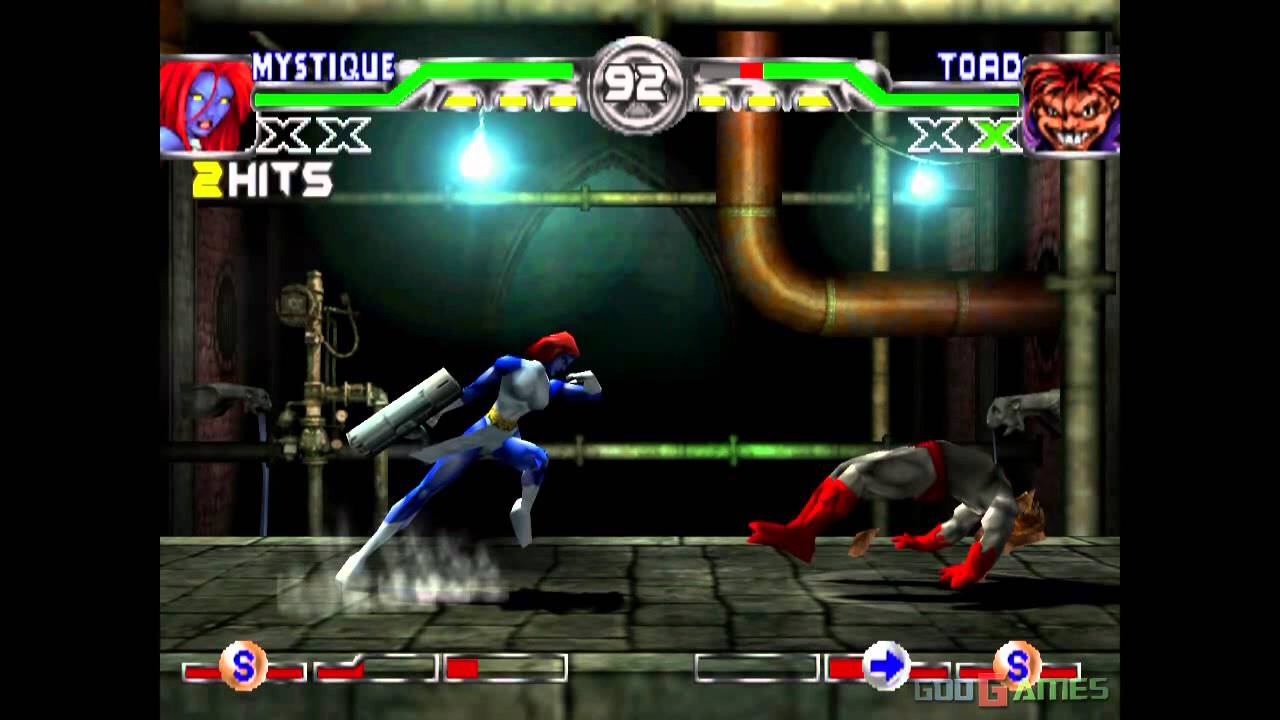 X-men Mutant Academy 2 - Gameplay PSX / PS1 / PS One / HD 720P (Epsxe)