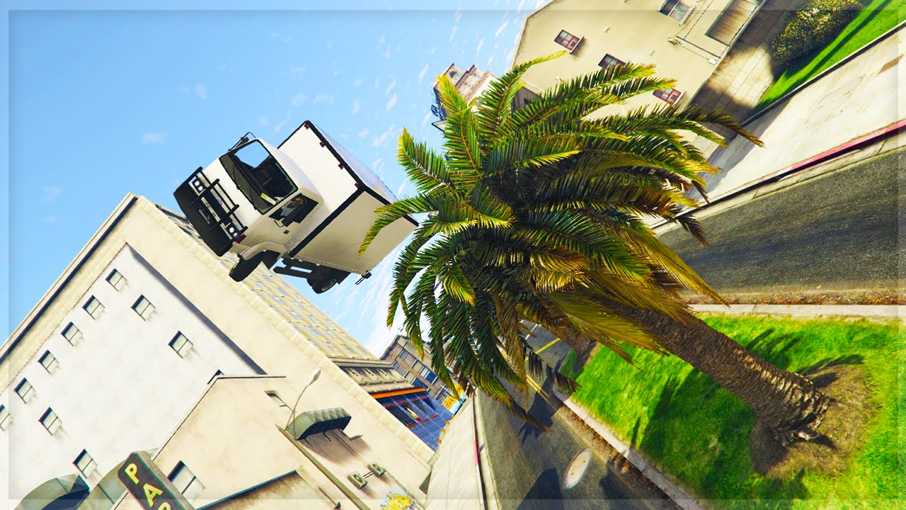 GTA 5 Funny Moments - 'STUCK IN A TREE!!!' (GTA 5 Online Funny Moments)