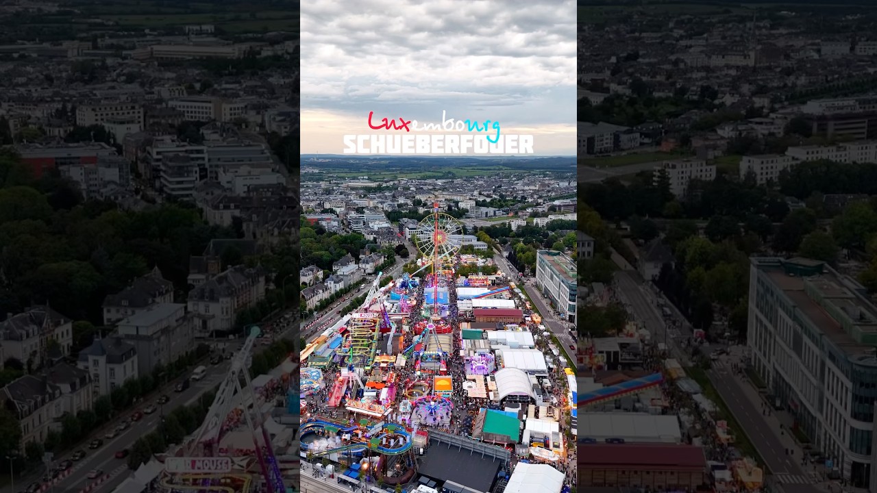 Schueberfouer- традиционная люксембургская ярмарка. Решились на 80-ти метровые цепочки ! #luxembourg