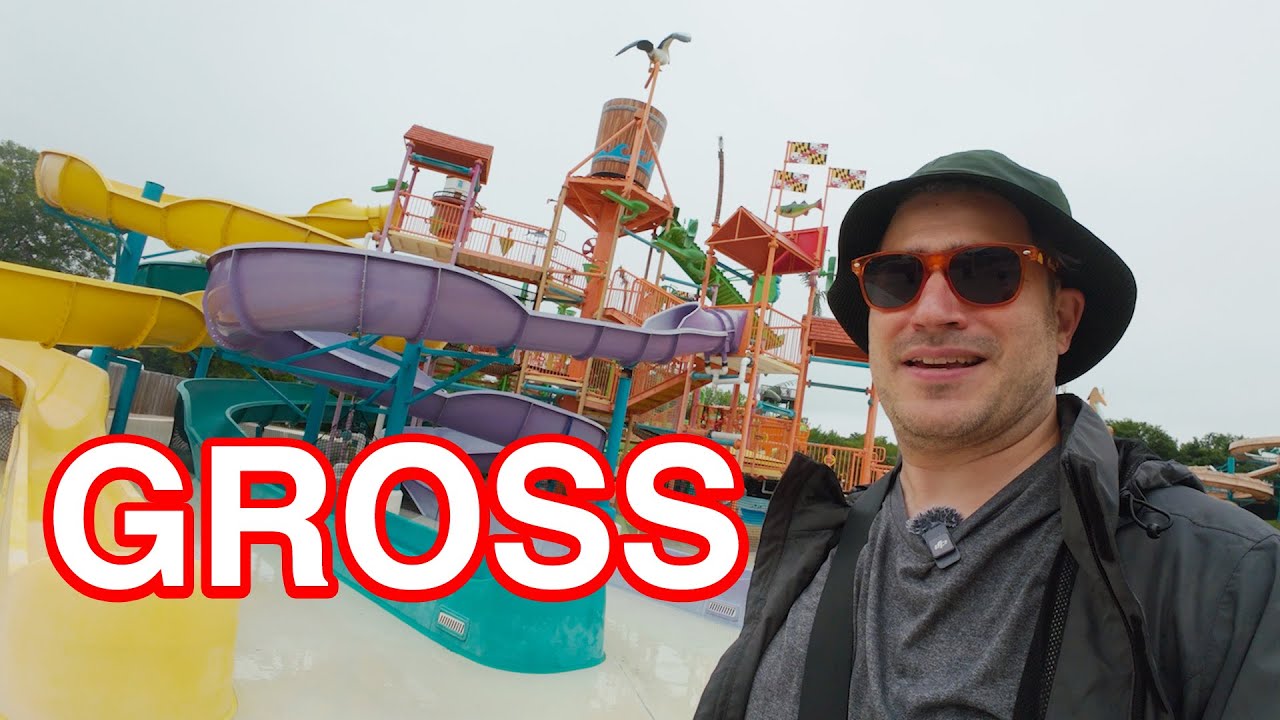 Dirty Water Park RIDES & FUN at Six Flags America in Baltimore