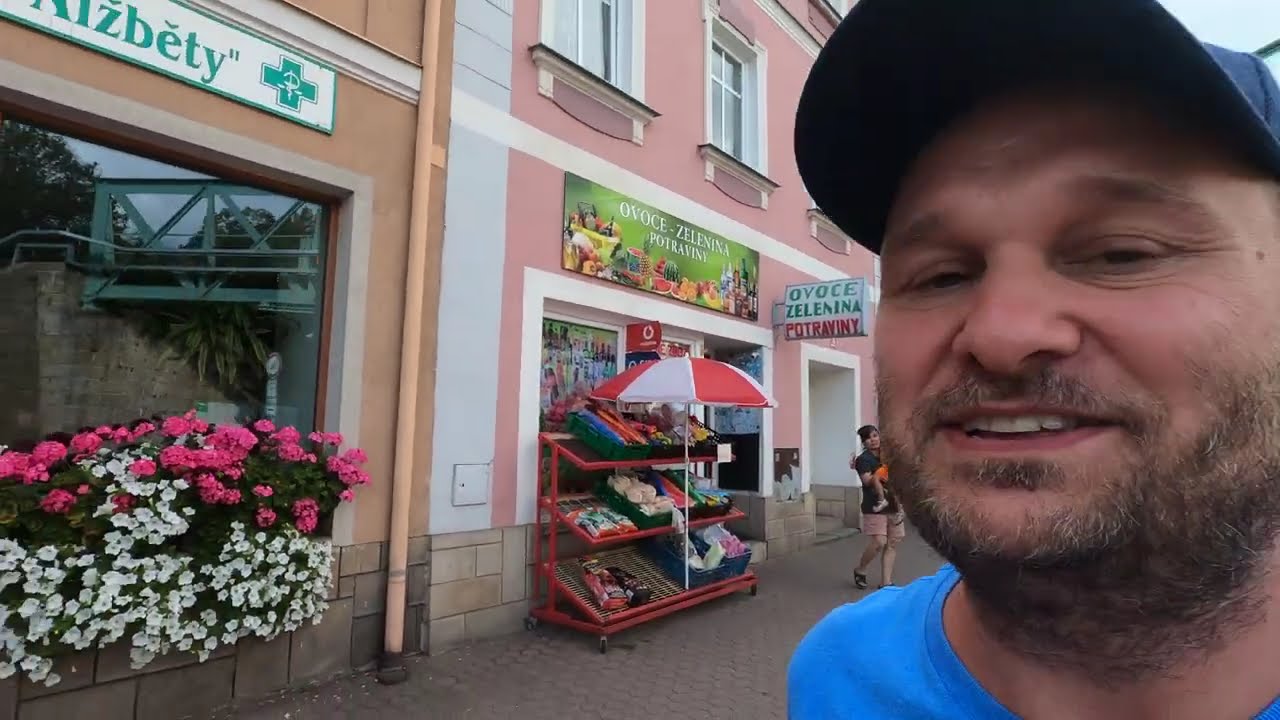 This is the town of Teplice nad Metují - Toto je město Teplice nad Metují