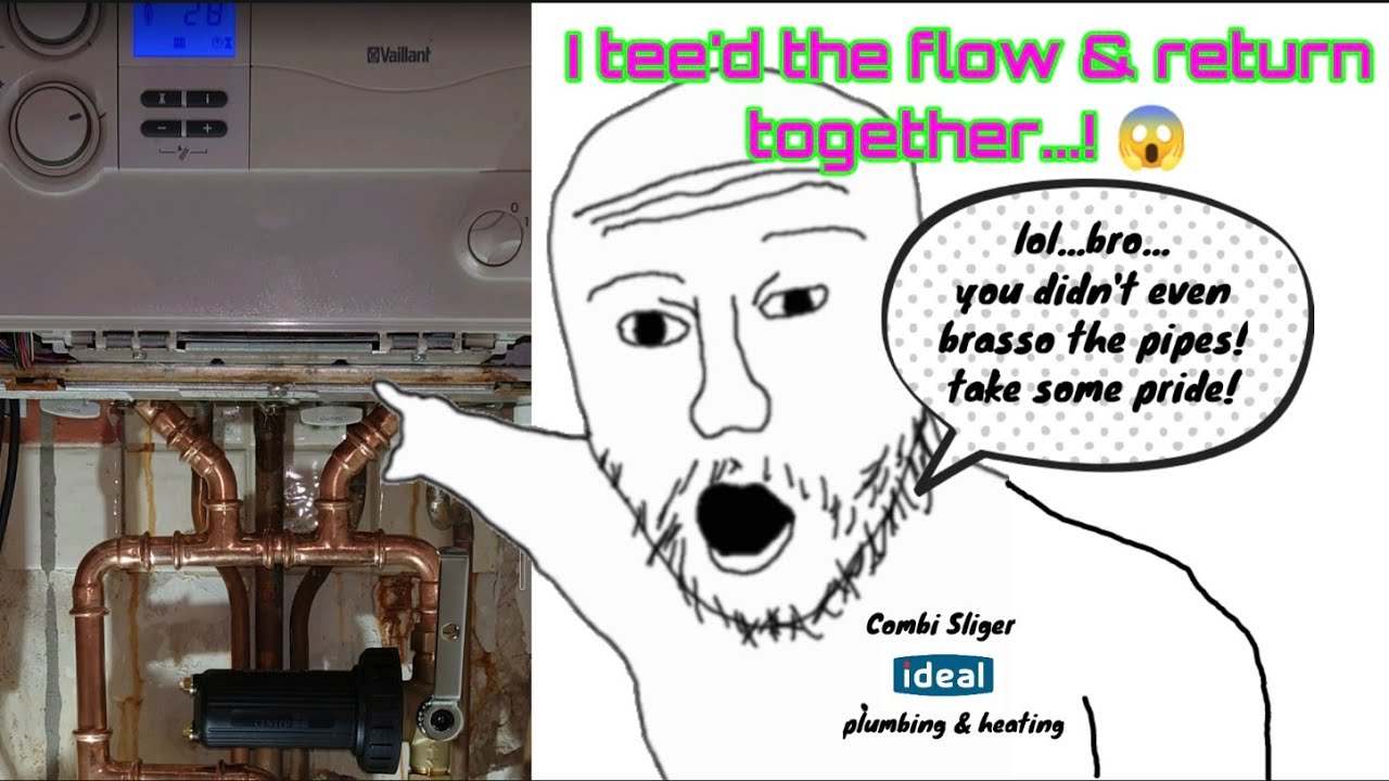 Connecting underfloor heating to a combi  part 1