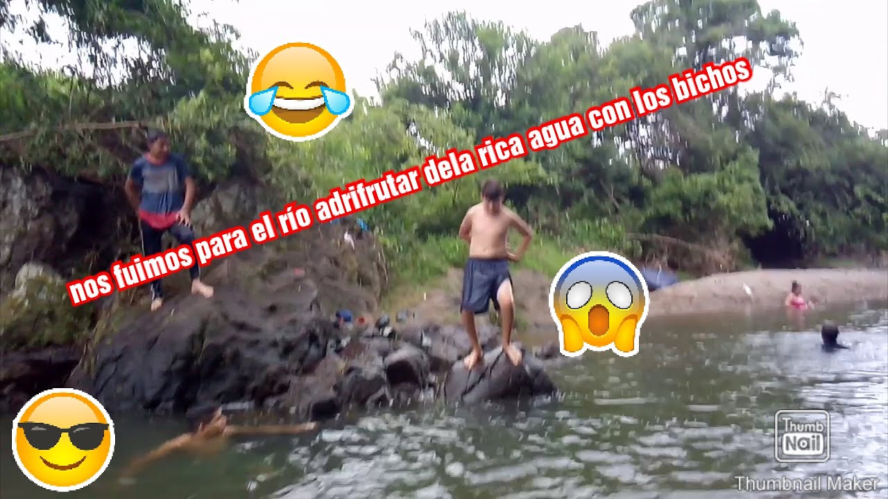 Nos fuimos para el río adrifrutar dela rica agua con los bichos parte2 😎😀