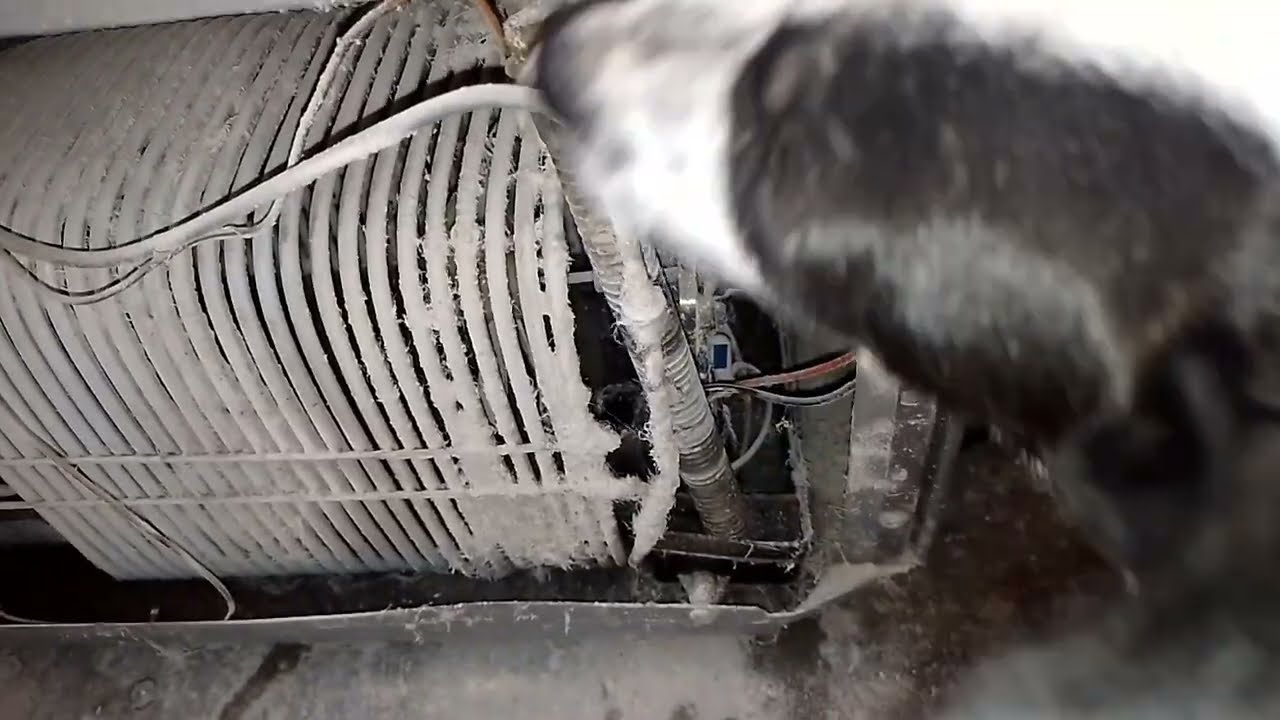 Retirando y limpiando ventilador de refrigerador daewoo