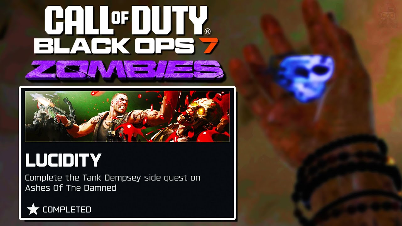 Black Ops 7 Zombies - LUCIDITY (пасхальное яйцо Танка Демпси) Испытание Dark Ops (руководство)