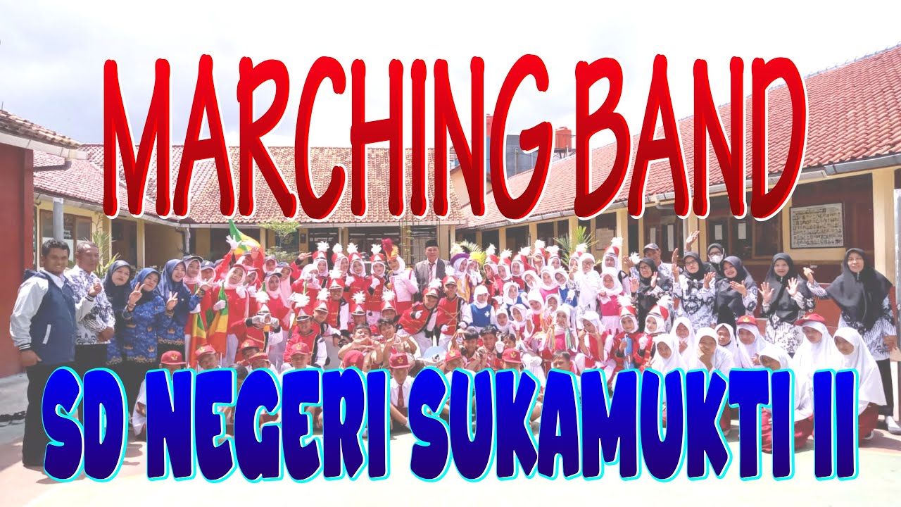 MEMERIAHKAN HUT INDONESIA MARCHING BAND SDN SUKAMUKTI II TAMPIL MEMUKAU !!!