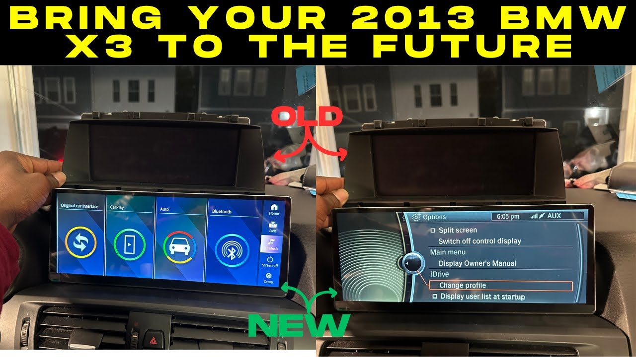 Перенесите свой BMW X3 2013 года в будущее с 12,3-дюймовым Android-экраном и радио.