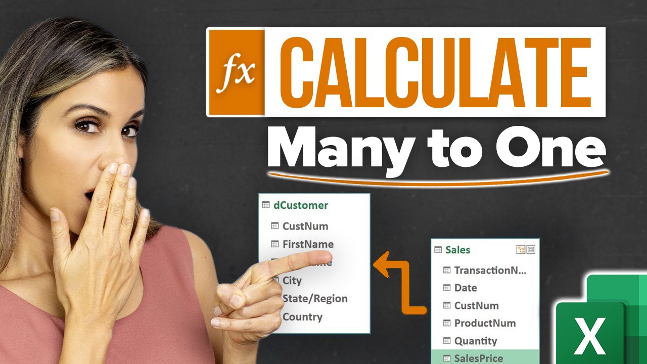 DAX CALCULATE Trick to Pass Filters from Many to One Side of Relationship