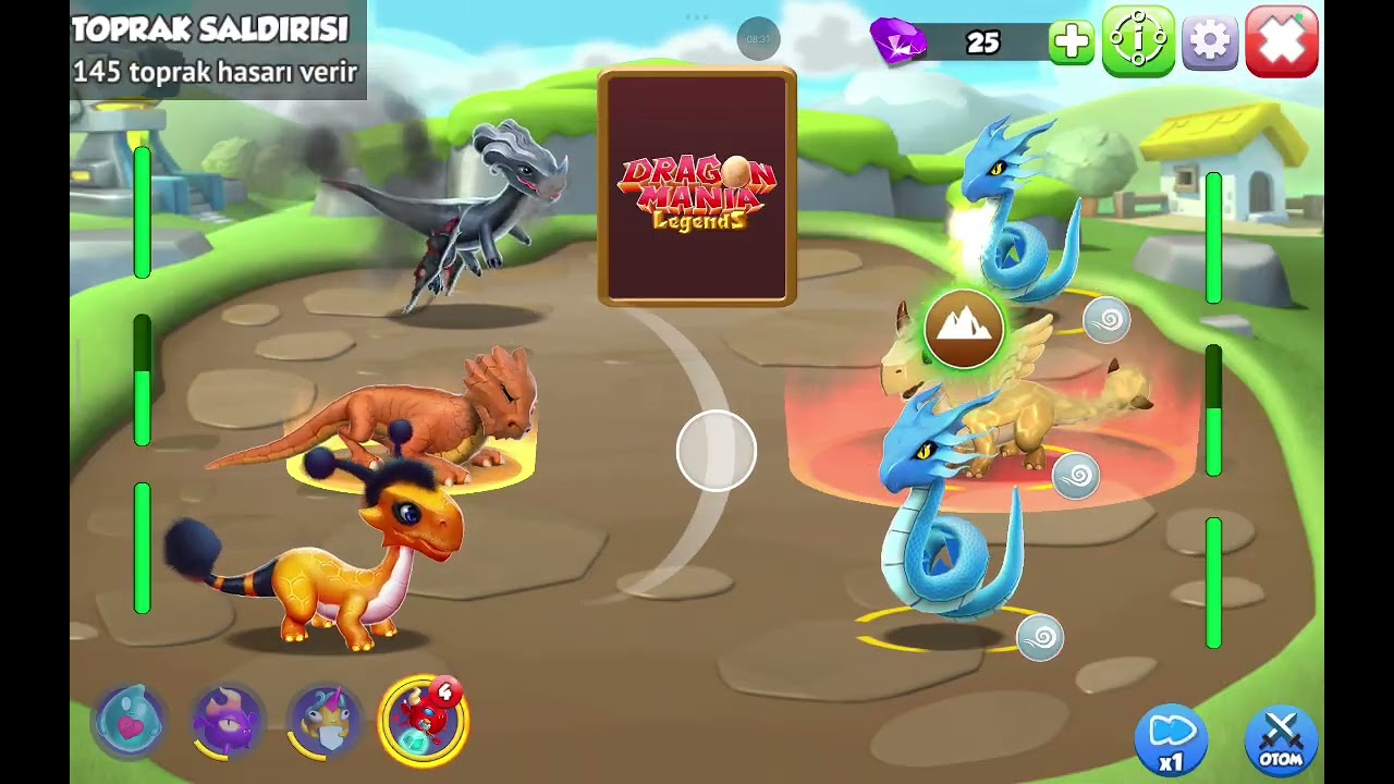 Dragon Mania  Efsaneleri'nde 2 boss u yendim😱🥳 ve yeni ejderhalar aldım🐲🐉bölüm 2