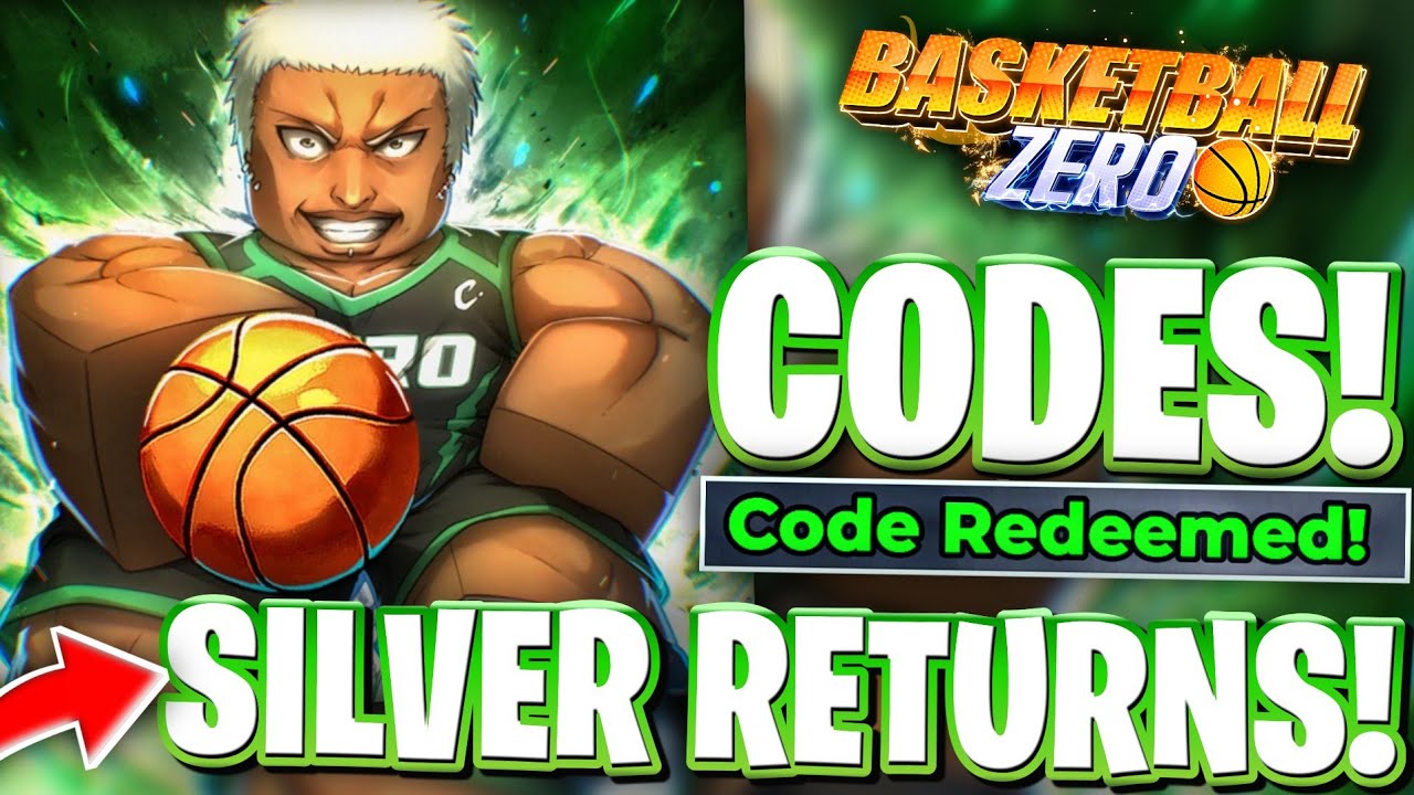 🦖*ПЕРЕРАБОТКА SILVER* КОДЫ ОБНОВЛЕНИЯ SILVER RETURN ДЛЯ BASKETBALL ZERO (BBZ)! КОДЫ ROBLOX BASKET...