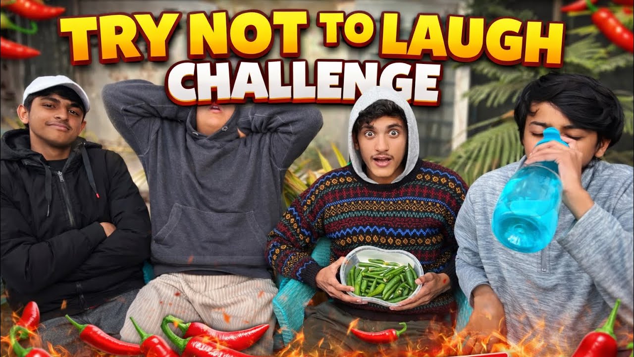 Try not to laugh challenge with my friends 😜 CHILLIES EDITION 🌶️!