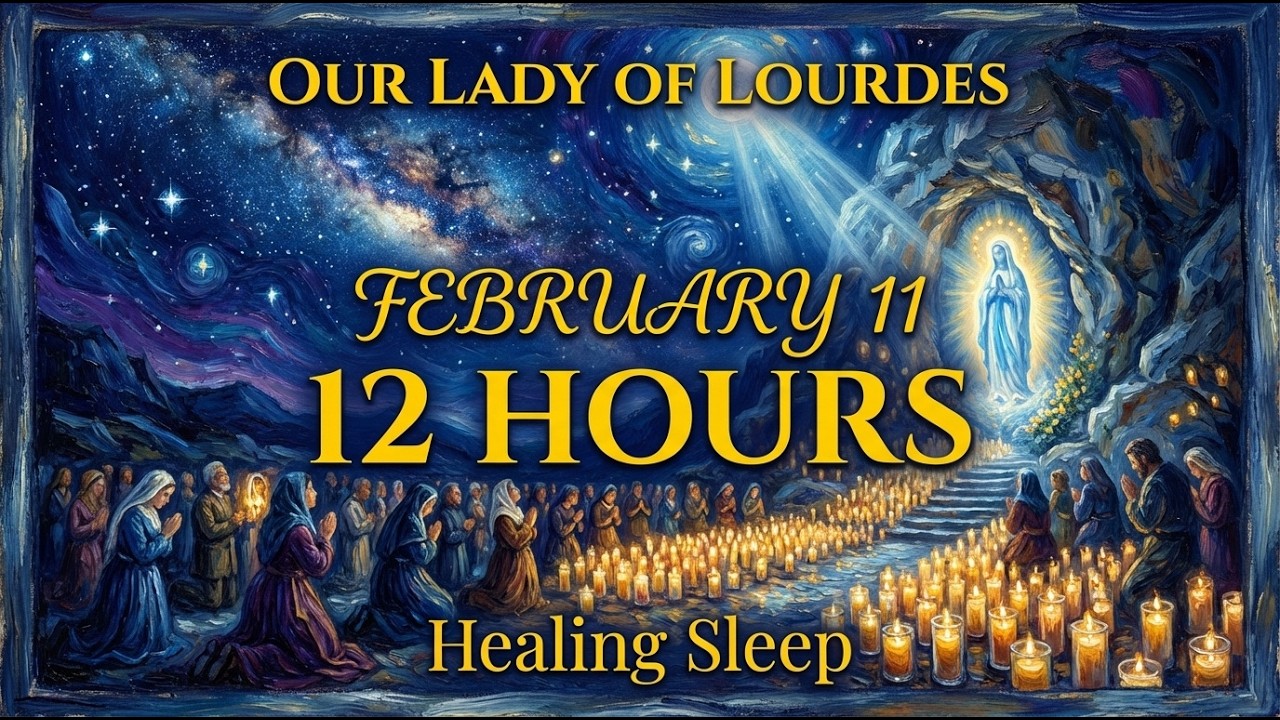 Our Lady of Lourdes Healing Sleep Music (February 11 Feast) | 12 Hours All-Night Prayer