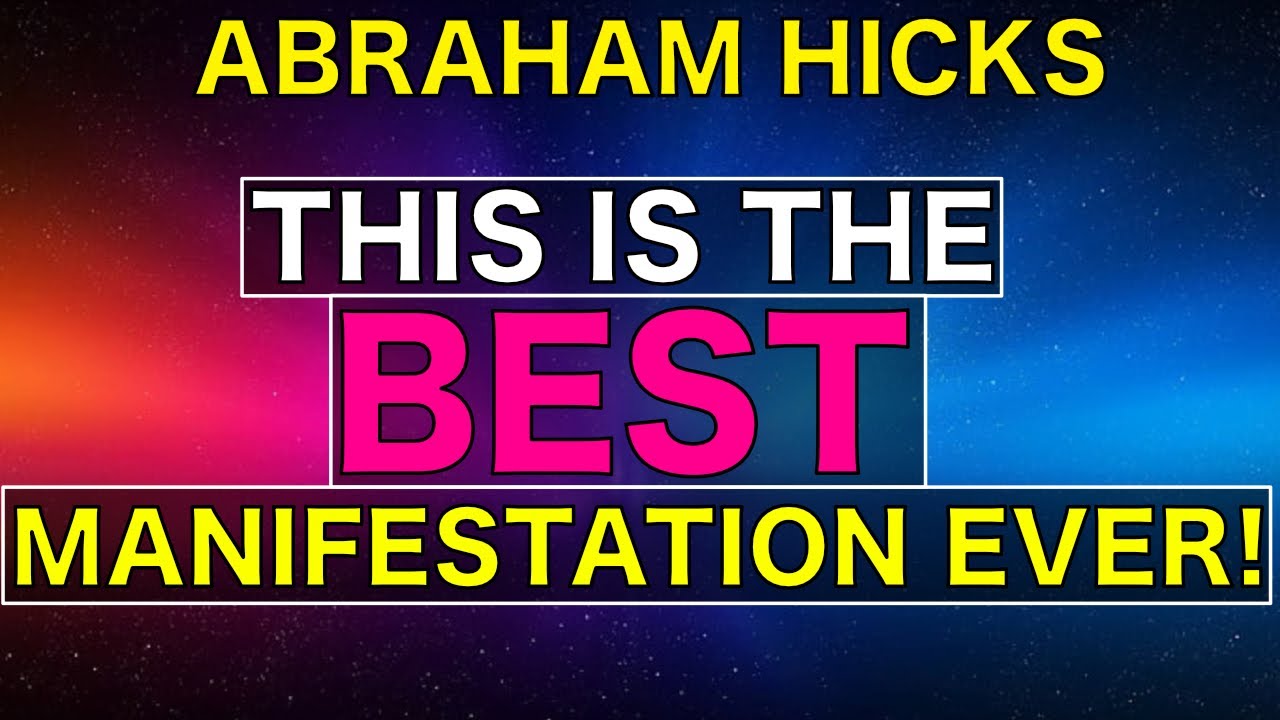 The BEST Manifestation Story You Will EVER Hear!! - Abraham Hicks