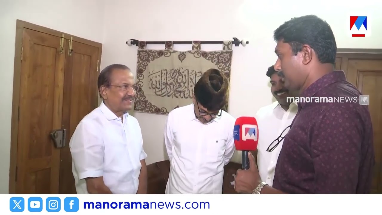 വി.എസ്.ജോയ് പ്രിയപ്പെട്ടവനെന്ന് സാദിഖലി ശിഹാബ് തങ്ങള്‍; തവനൂരില്‍ വിജയം ഉറപ്പെന്ന് കുഞ്ഞാലിക്കുട്ടി