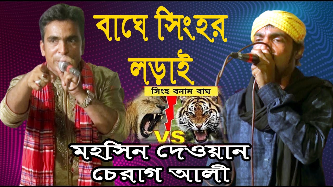 বাঘের সিংহর লড়াই //মহসিন দেওয়ান & চেরাগ আলী//সুরান HD মিডিয়া