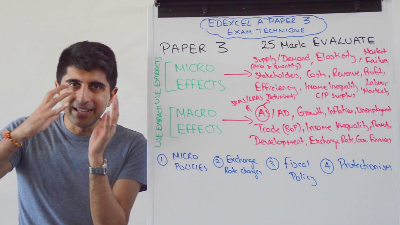 25 Marker (Micro/Macro Effects) - Paper 3 - Edexcel A Level Economics