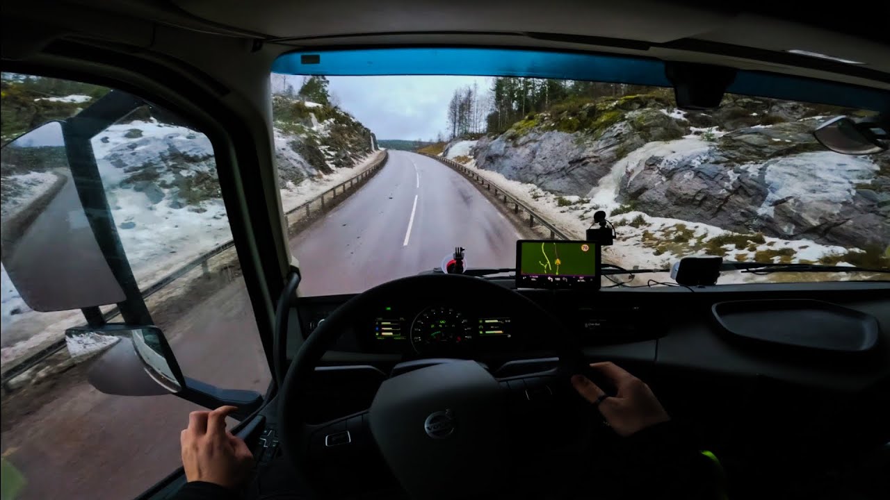 POV Truck Driving Volvo FH 460 - Nature of Sweden 🇸🇪