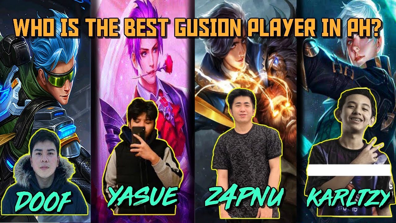 Who is the Best Gusion Player in Philippines?? Doof, Yasue, Z4pnu, or KarlTzy? | Gusion Highlights