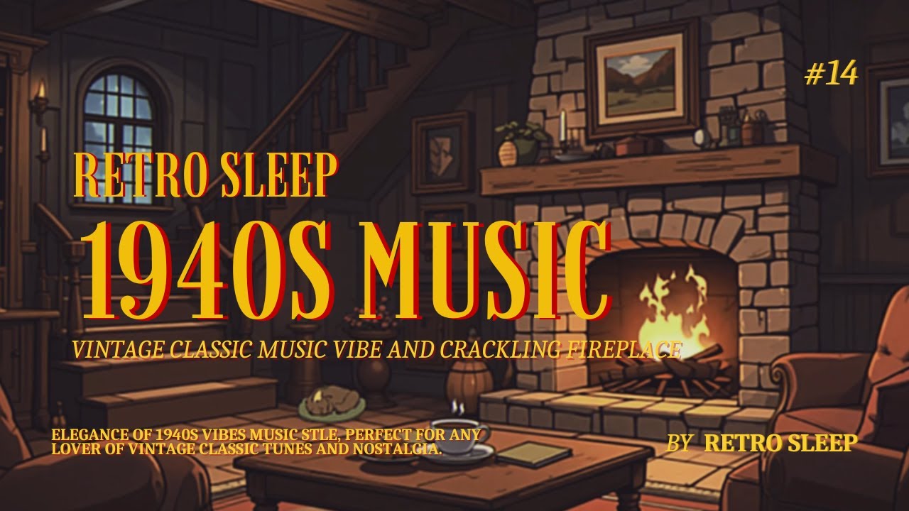 Vintage Classic Music 1940s Playing in Another Room at Livingroom | Classic Music | RetroSleep | #14
