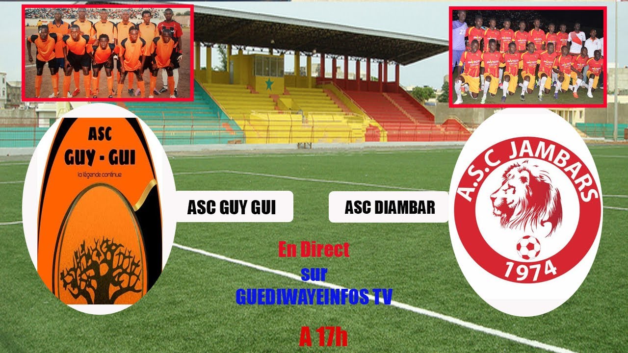 Navetane GUEDIAWAYE zon3 1/4 Finale : En direct stade Amadou Bary ASC GOUY GUI   VS ASC DIAMBAR