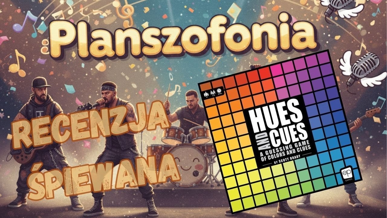 Hues and Cues mocno kolorowa gra planszowa