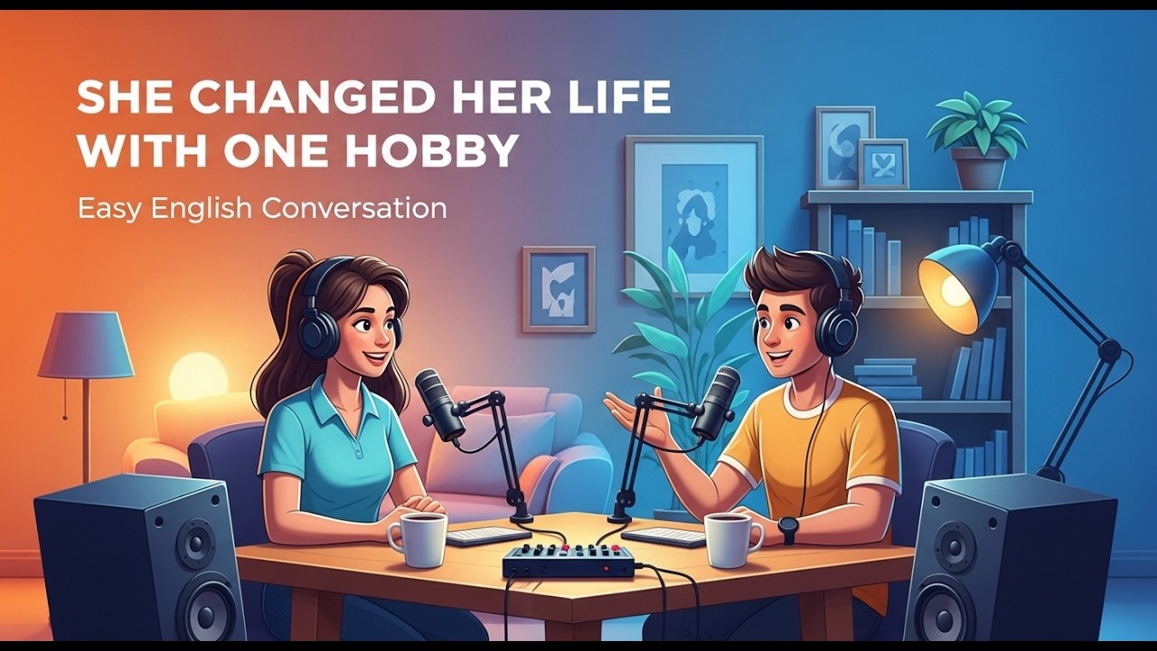 She Changed Her Life With One Hobby (Easy English Conversation)#english #englishlearningmovies