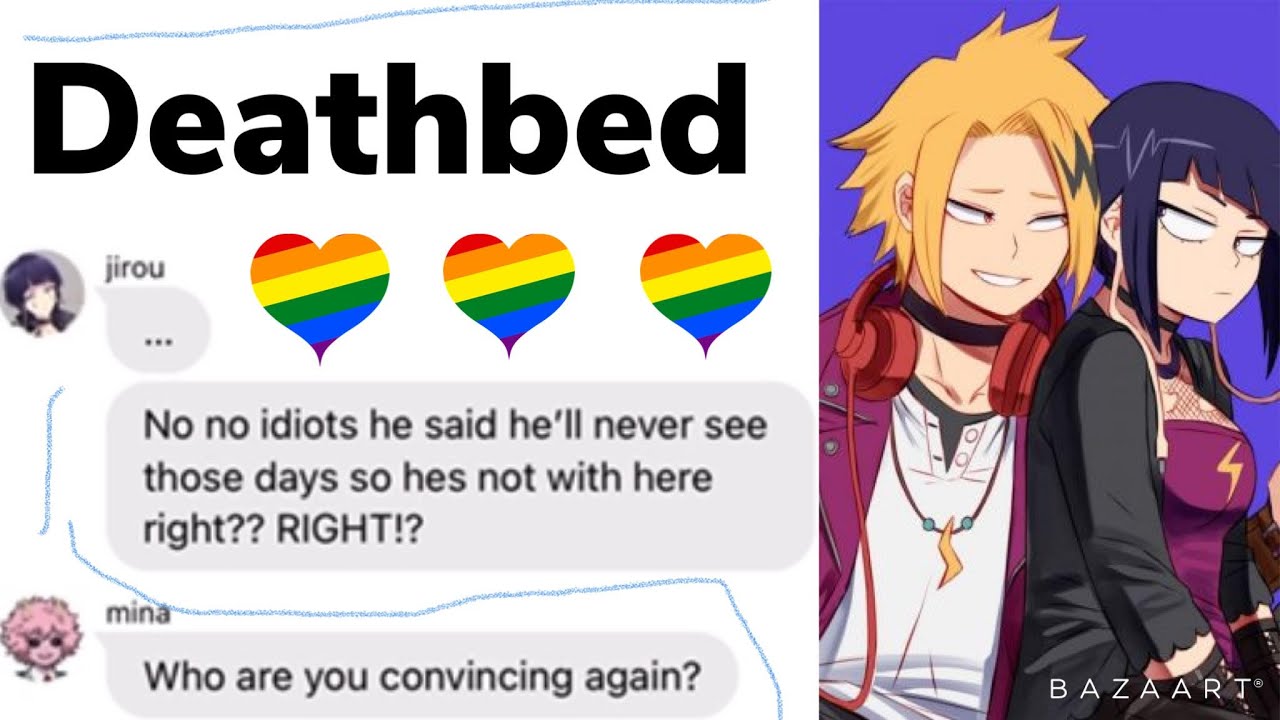 Deathbed/ My hero academia lyric prank kamijirou