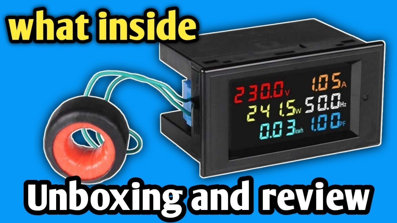 amicisense 6 in 1 energy meter review and Unboxing