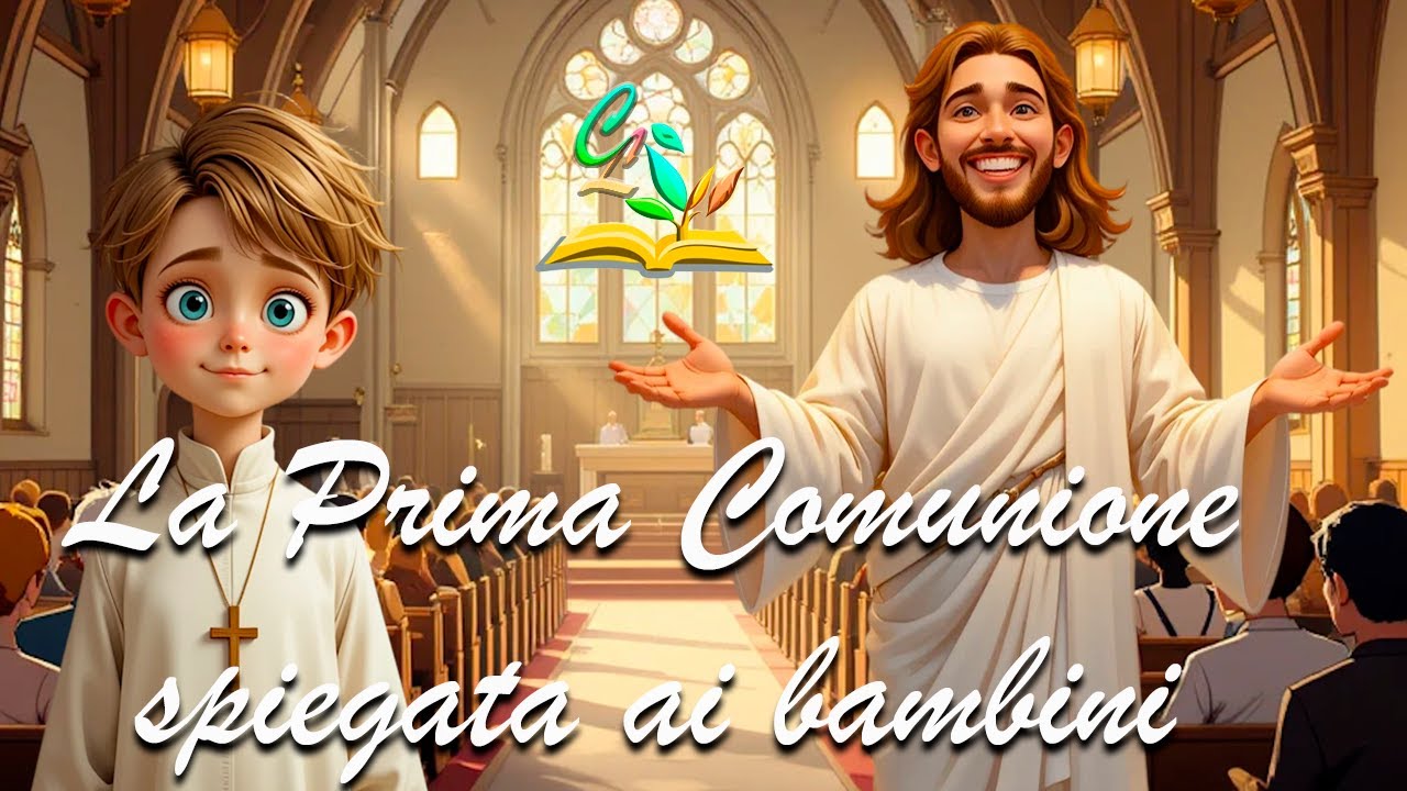 🙏🧒 Prima Comunione Spiegata ai Bambini ⛪️ a Cartoni Animati ✨ con Mamma Chiara 💖