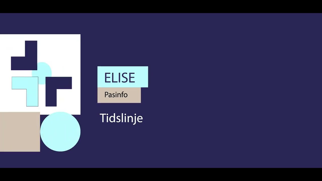 ELISE - Tidslinje