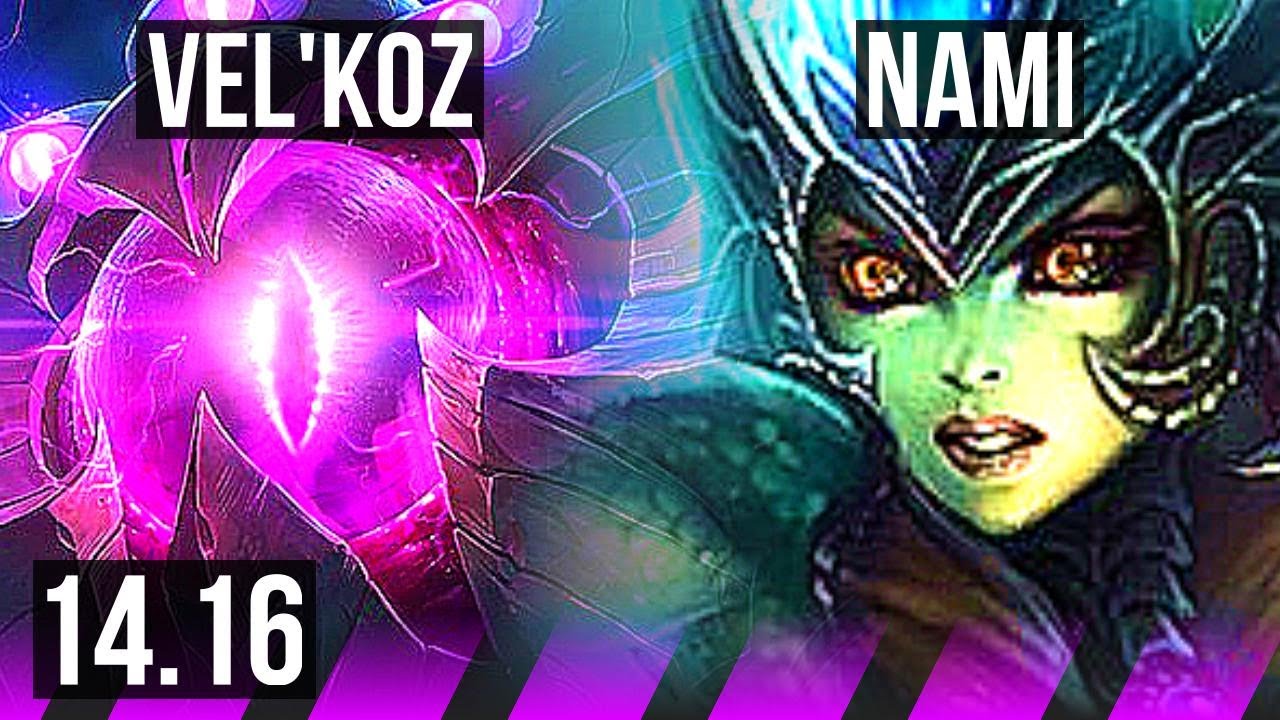 VEL'KOZ & Jhin vs NAMI & Kai'Sa (SUP) | 68% winrate, 5/2/9 | EUW Master | 14.16