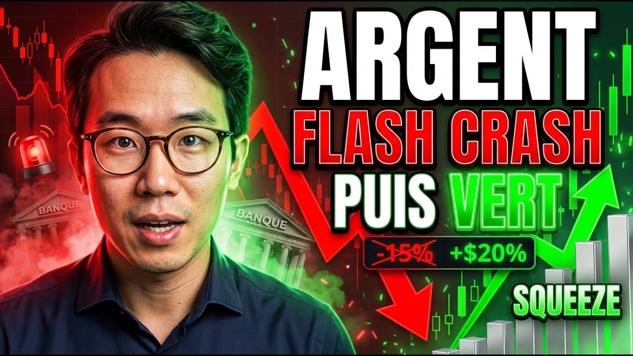 L'Argent CHUTE de 15$, Puis EXPLOSE en Vert — Les Banques Sont FINIES, le Squeeze S'Accélère!