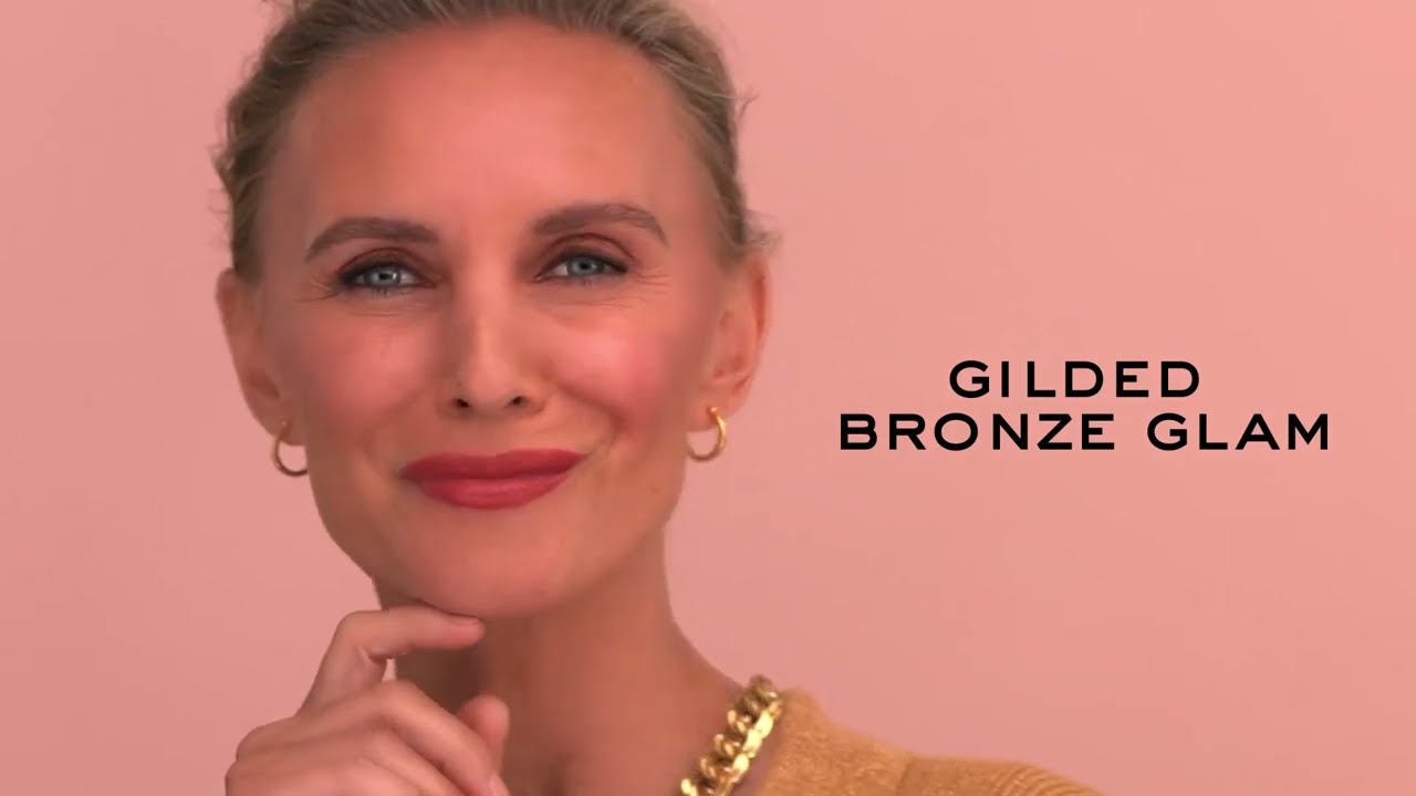 Lancome Holiday Beauty Box 2022 Gilded Bronze Glam Beauty Look