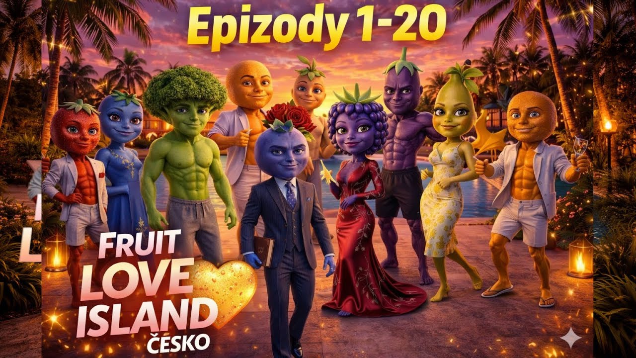 Fruit Love Island Česko Episoda 1-20 🍓