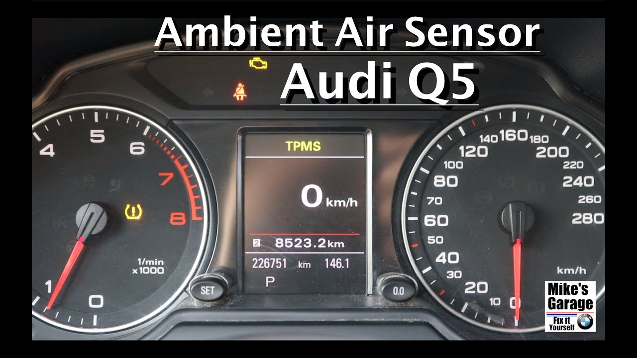 Audi Q5 How to replace bad Ambient Air Sensor / DIY