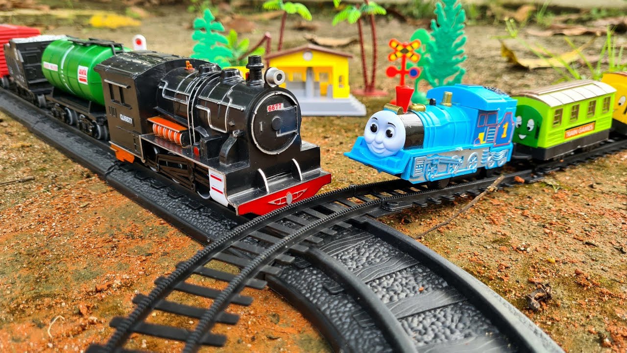 Mencari dan Merakit Mainan Kereta Api Classical Express Train, Kereta Api Thomas & Friends