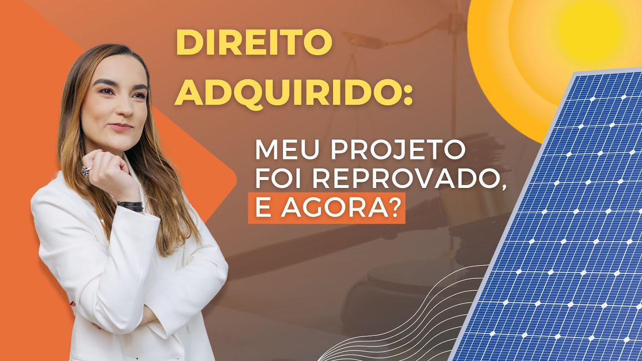 Meu projeto foi reprovado: vou perder o direito adquirido?