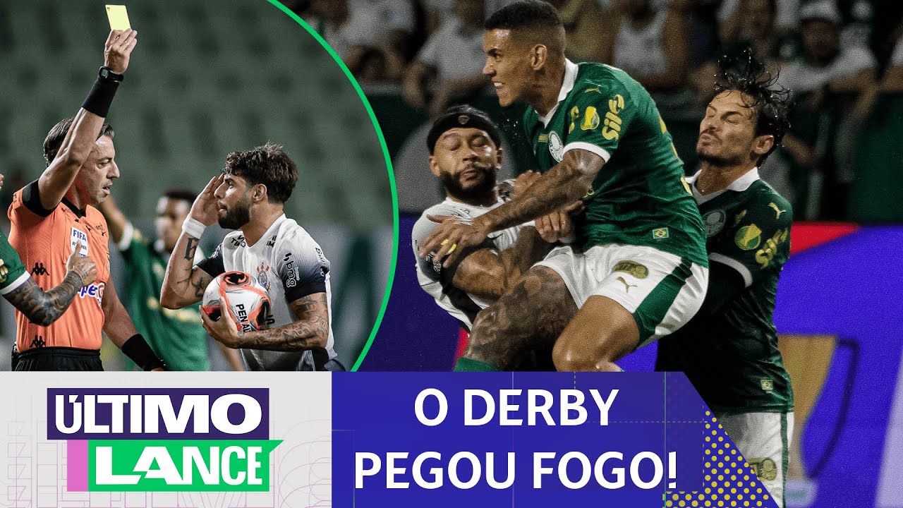PALMEIRAS E CORINTHIANS FICAM NO EMPATE EM DERBY COM EXPULSÃO E MUITA POLÊMICA | ÚLTIMO LANCE